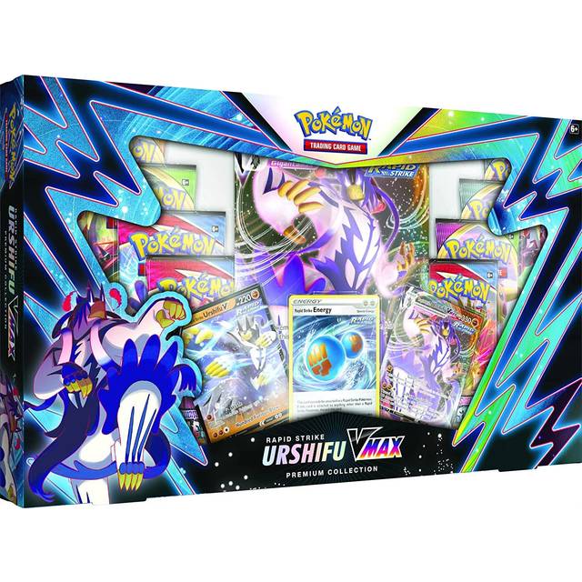 Pokemon-Rapid-Strike-Urshifu-VMAX-Premium-Collection Rapid Strike Urshifu VMAX Premium Collection - Billede 1